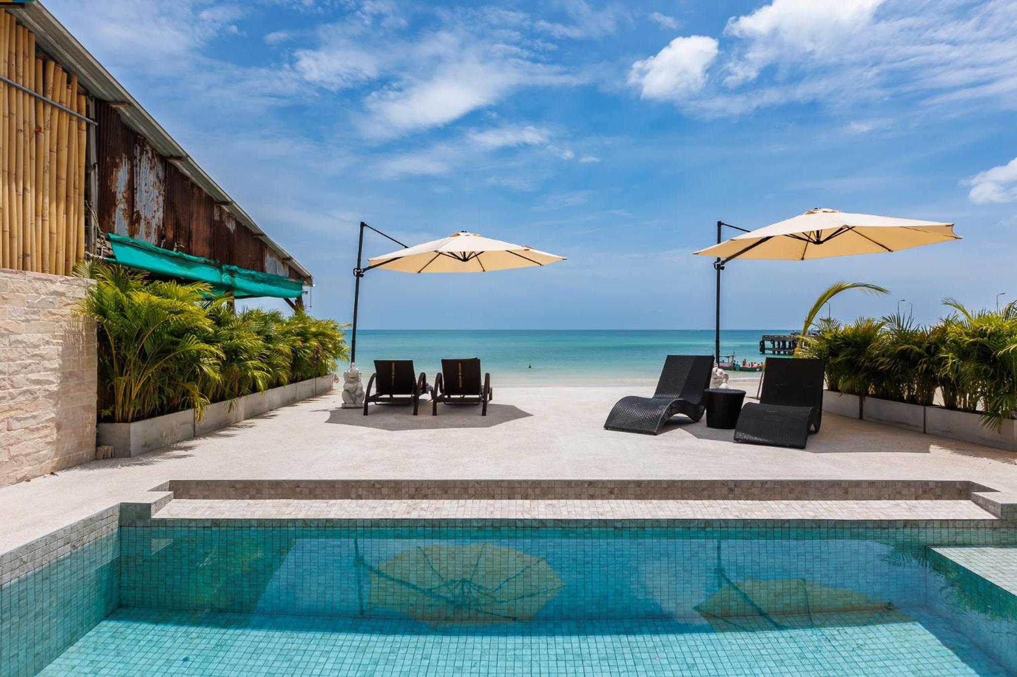 別墅 Zivilla Private Pool Beachfront Chaloklum