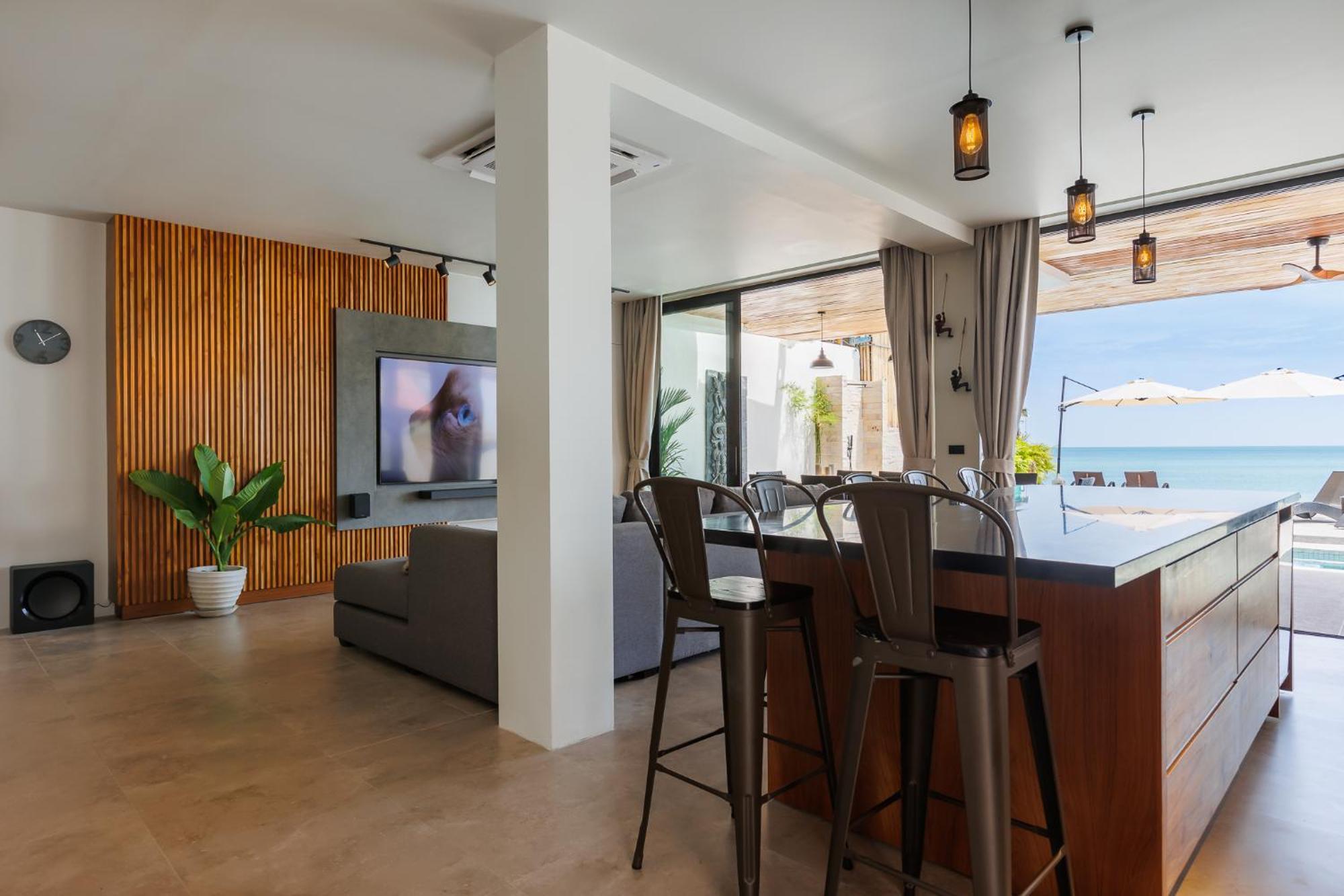 Zivilla Private Pool Beachfront 別墅 Chaloklum